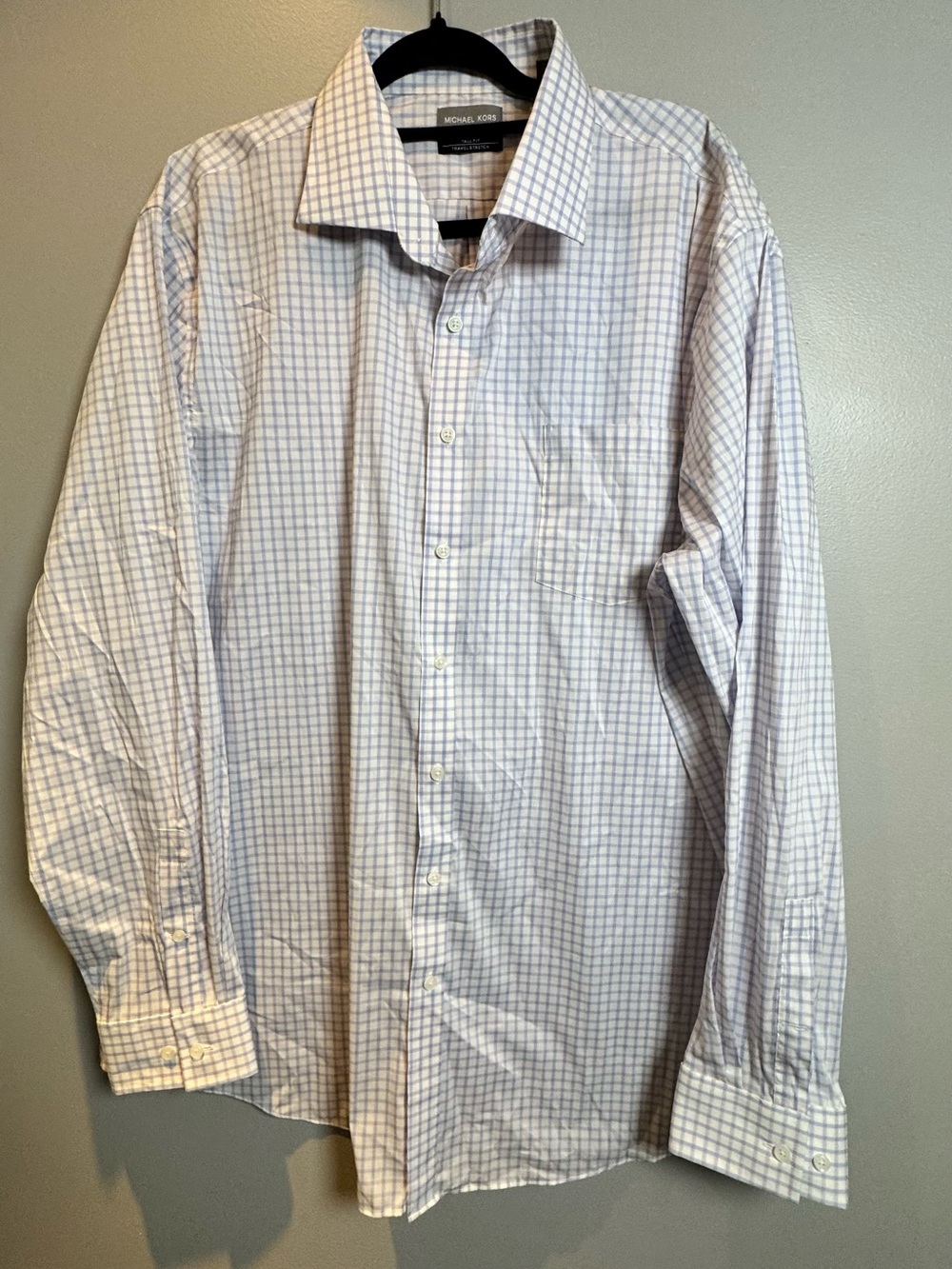 Michael Kors Men’s Travel Stretch Collection Dress Shirt